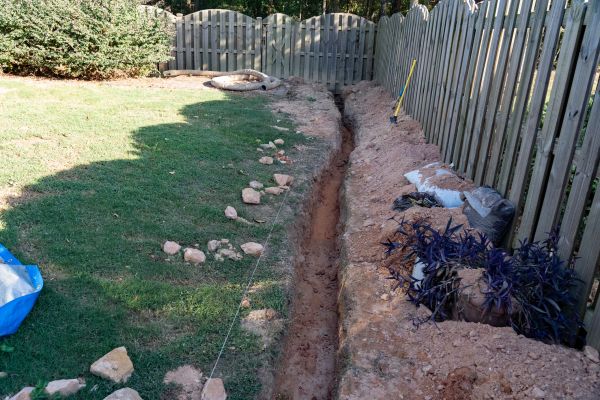 Trench Drain Installation in New Bern