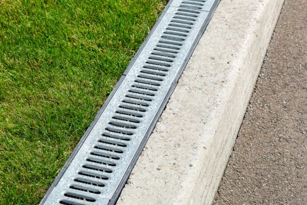 Courtyard Drain Installation in New Bern